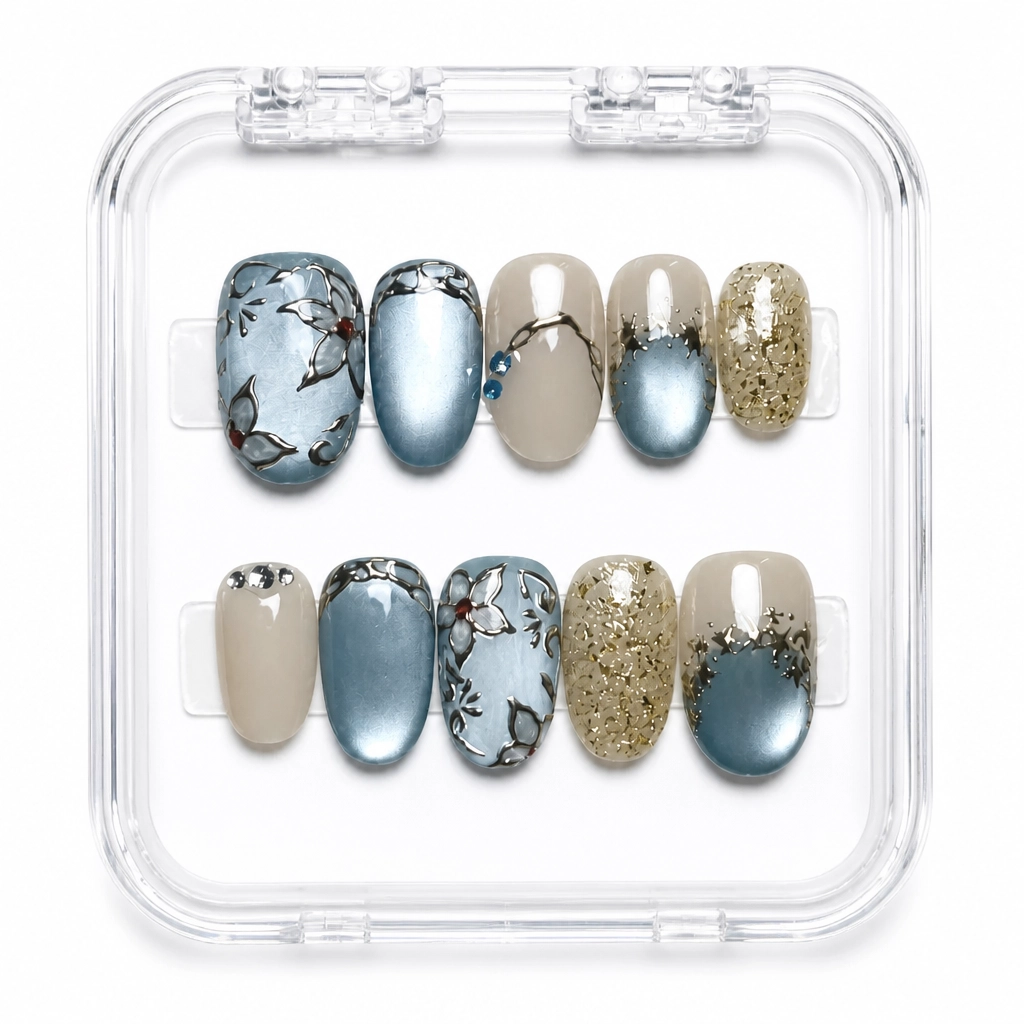 Press-on Nails Wholesale $11.90 Marble Luxe by Yabe Vietnam