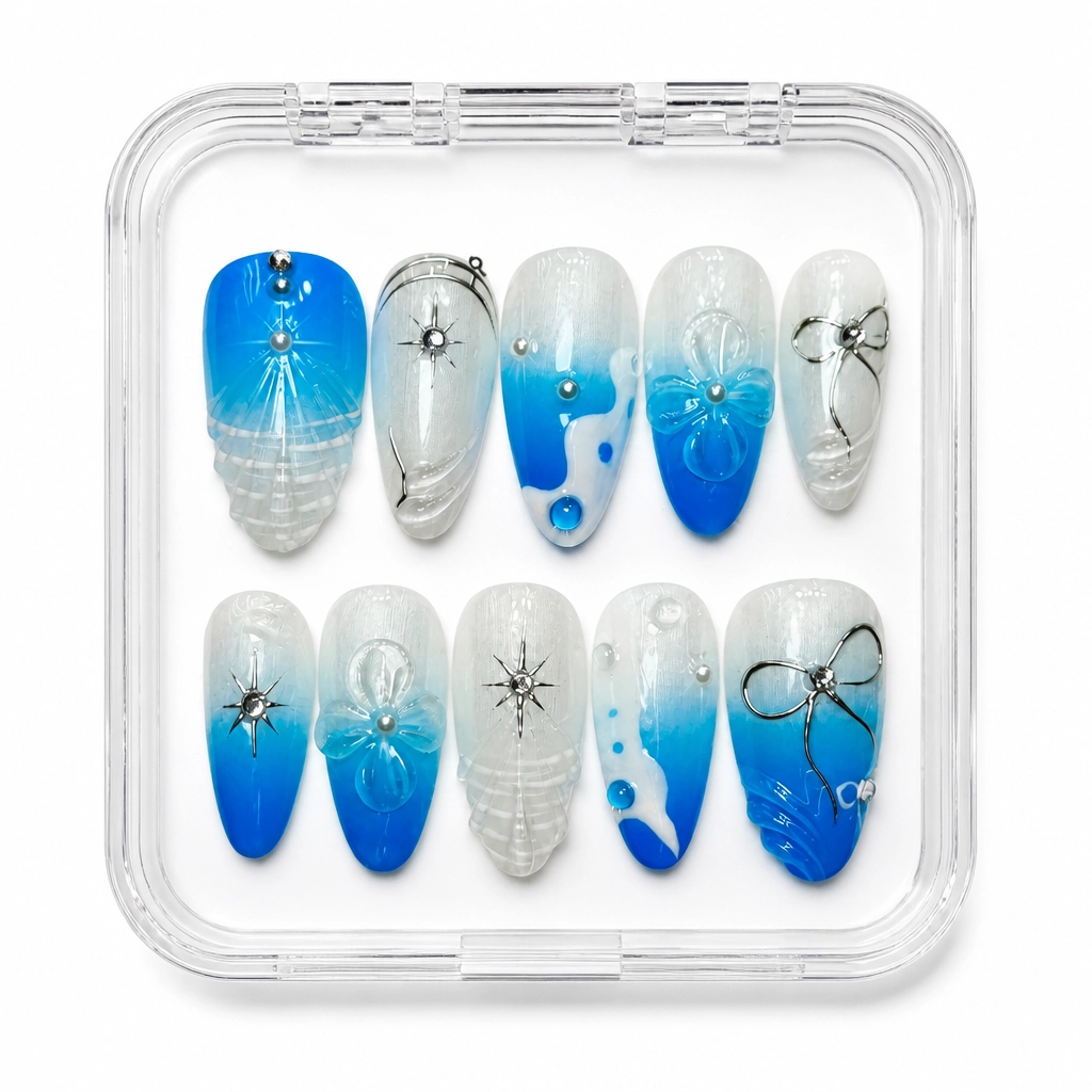 Press-on Nails Wholesale $11.90 Celestial Charm by Yabe Vietnam