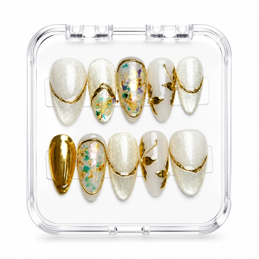 Press-on Nails Wholesale $11.90 Opal Radiance by Yabe Vietnam