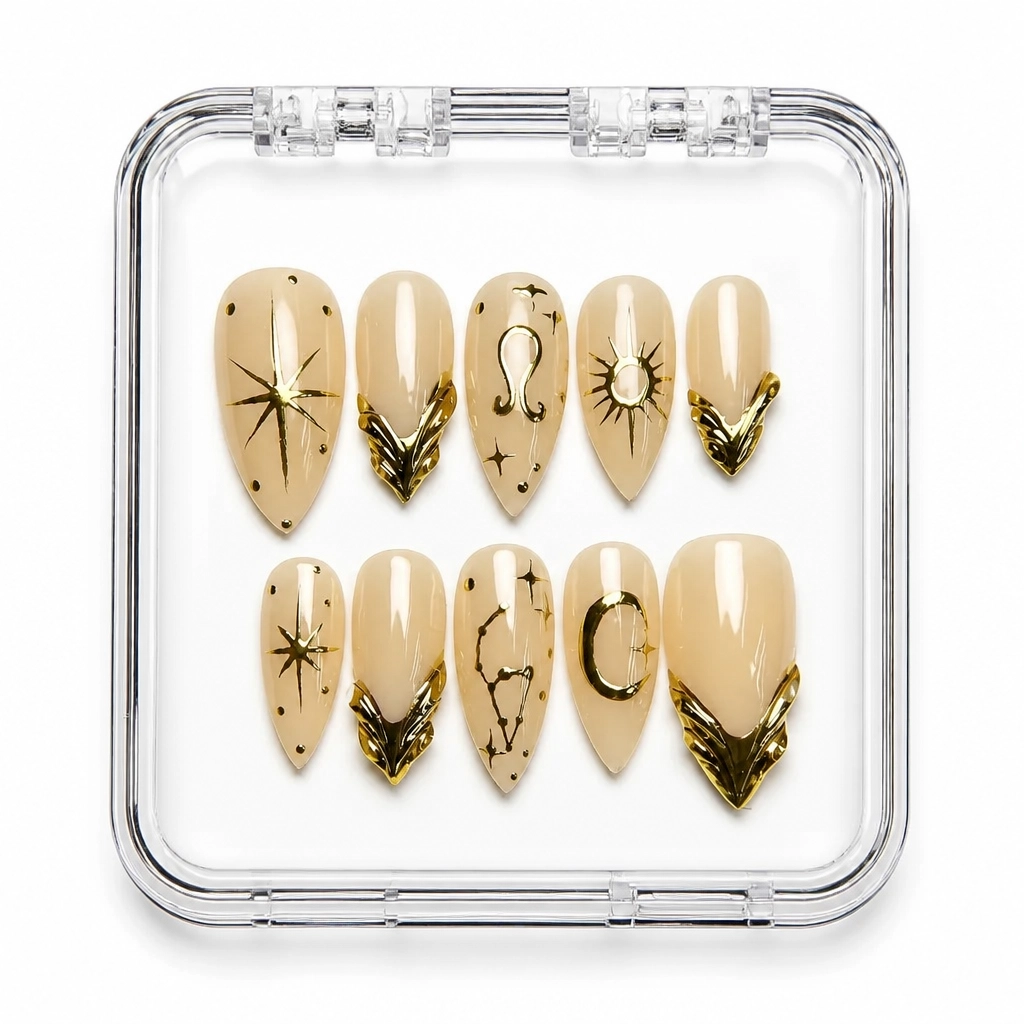 Press-on Nails Wholesale $11.90 Champagne Dream by Yabe Vietnam