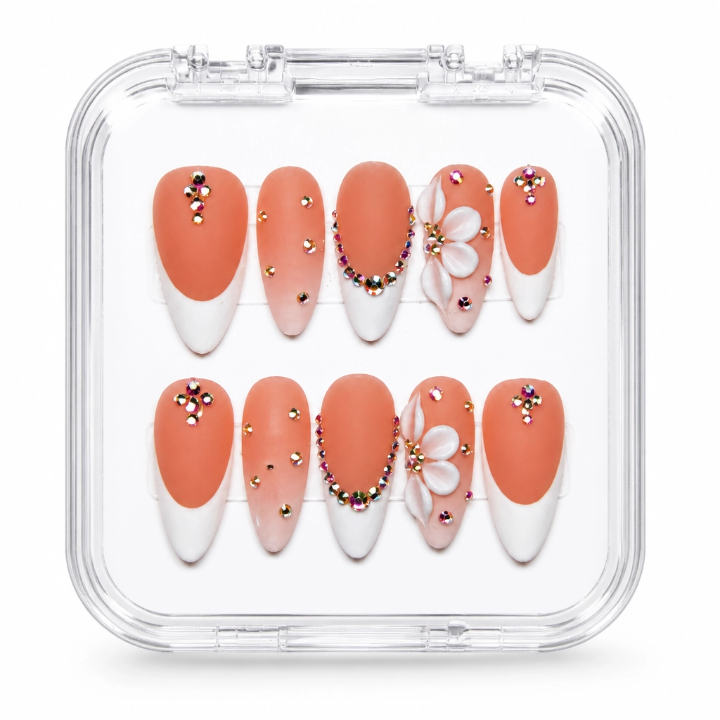 Press-on Nails Wholesale $11.90 Blush Glamour by Yabe Vietnam