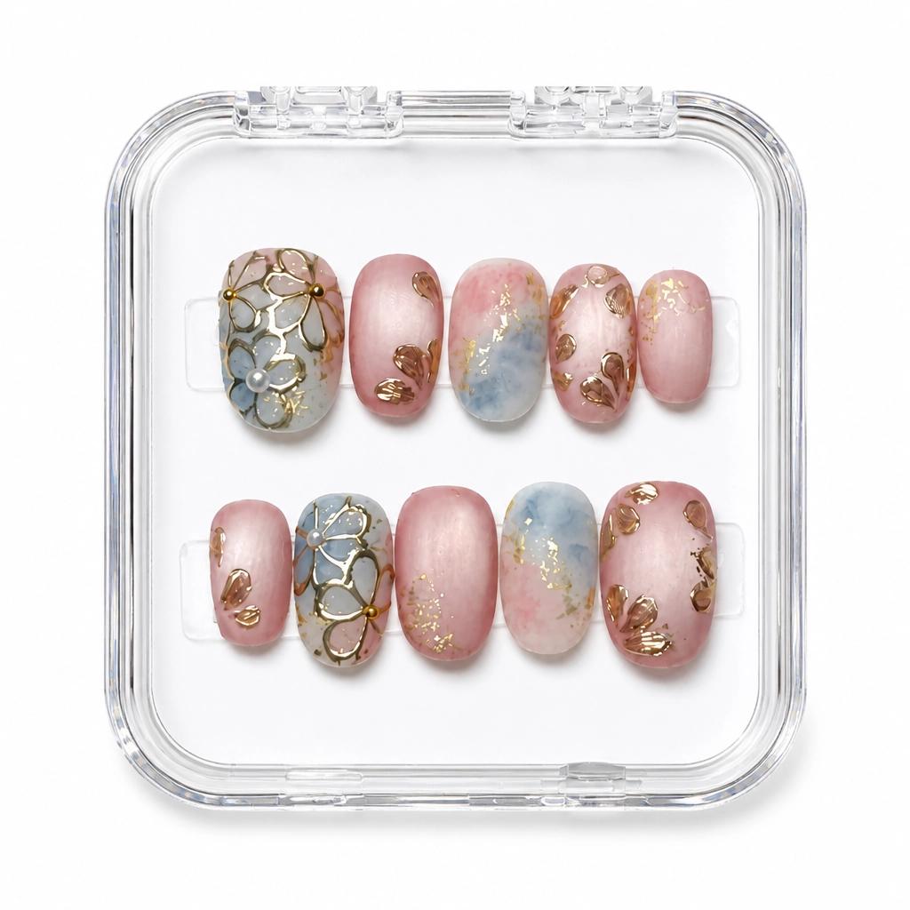Press-on Nails Wholesale $11.90 Mermaid Blush by Yabe Vietnam