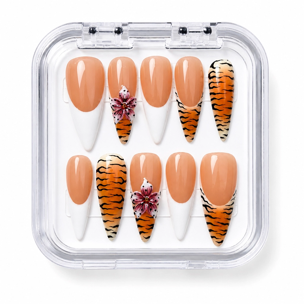 Press-on Nails Wholesale $11.90 Tiger Luxe by Yabe Vietnam