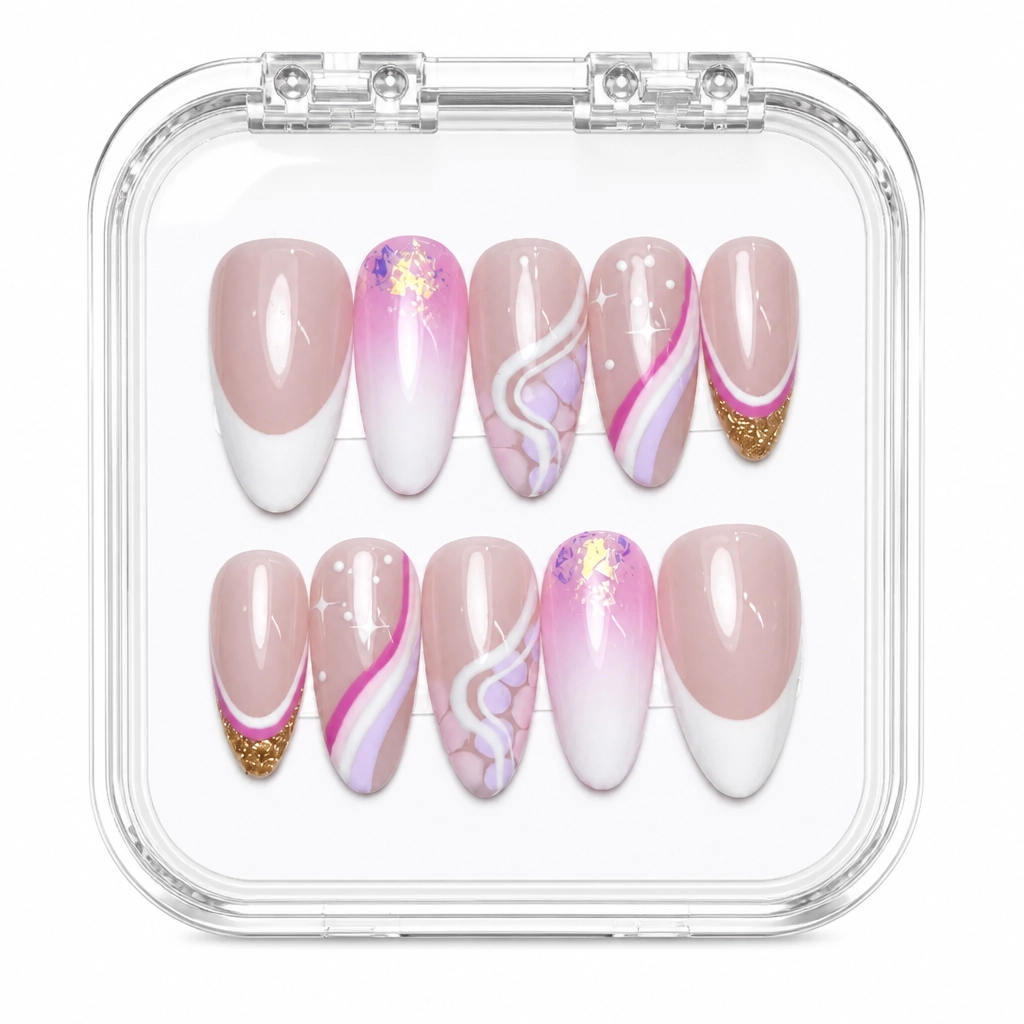 Press-on Nails Wholesale $11.90 Aurora Dream by Yabe Vietnam