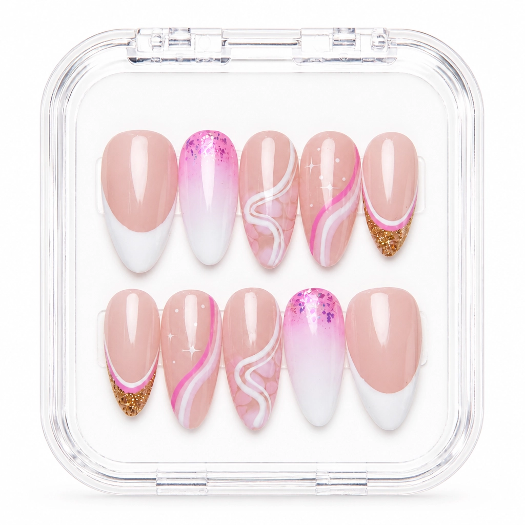 Press-on Nails Wholesale $11.90 Alchemy Swirl by Yabe Vietnam