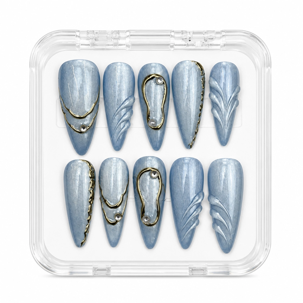 Press-on Nails Wholesale $11.90 Ethereal Cloud Luxe by Yabe Vietnam