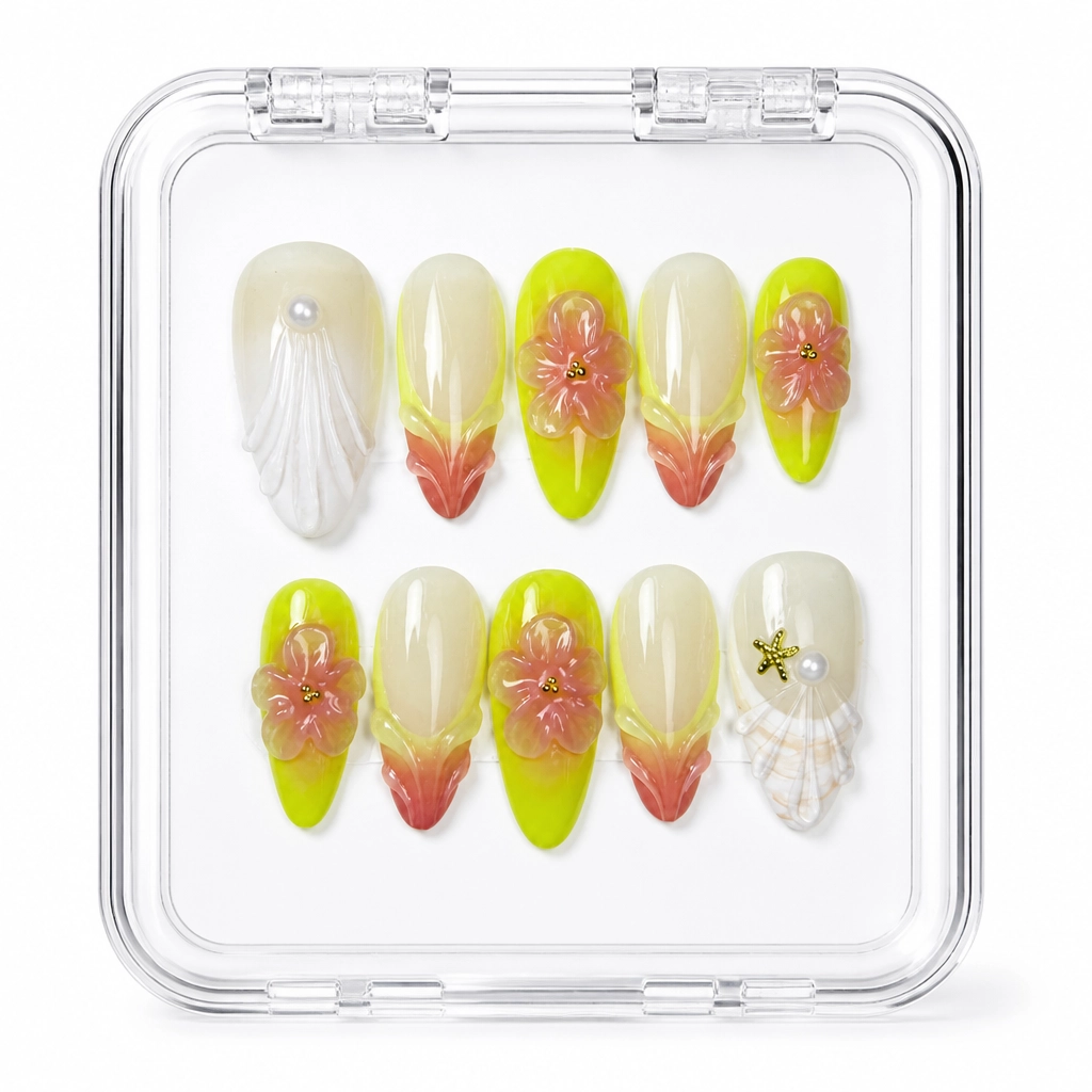 Press-on Nails Wholesale $11.90 Botanical Luxe by Yabe Vietnam