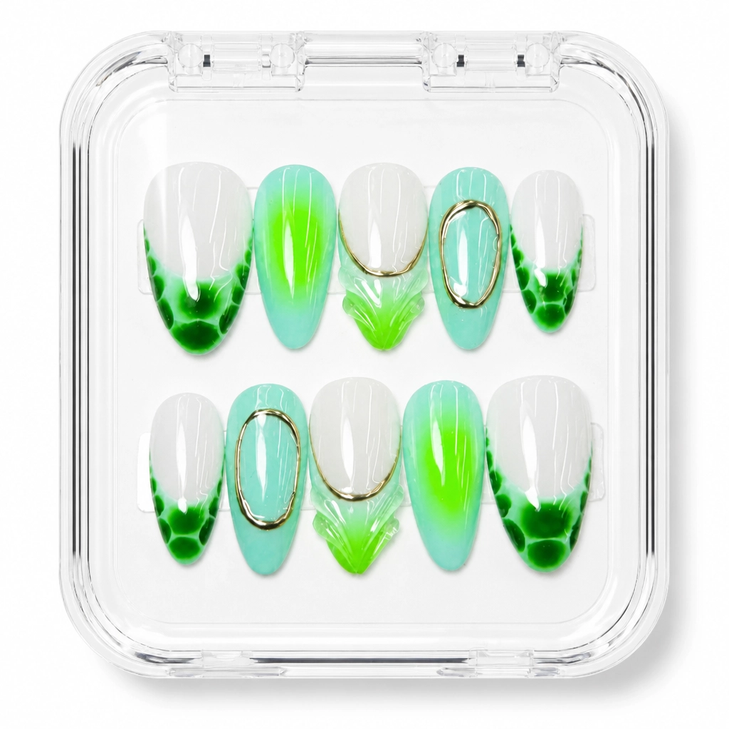 Press-on Nails Wholesale $11.90 Verdant Luxe by Yabe Vietnam