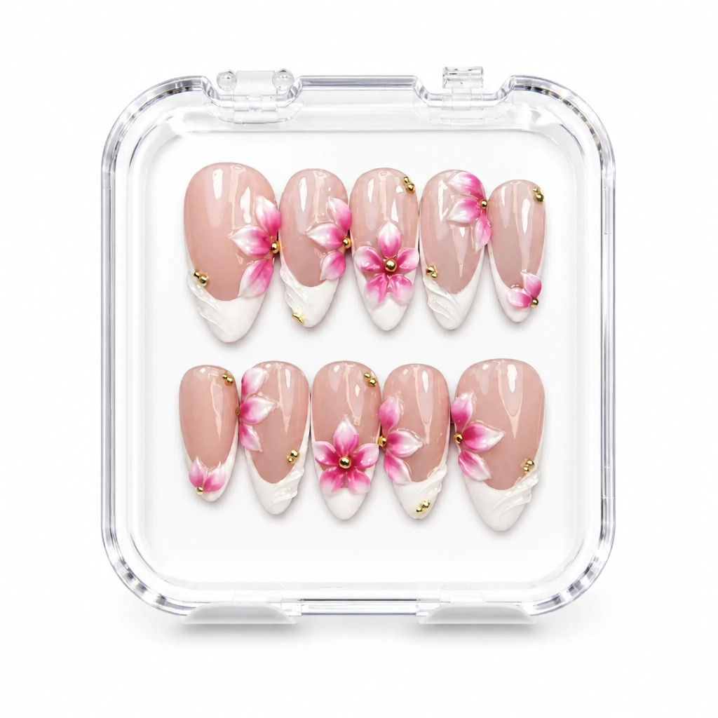 Press-on Nails Wholesale $11.90 Petal Bliss by Yabe Vietnam