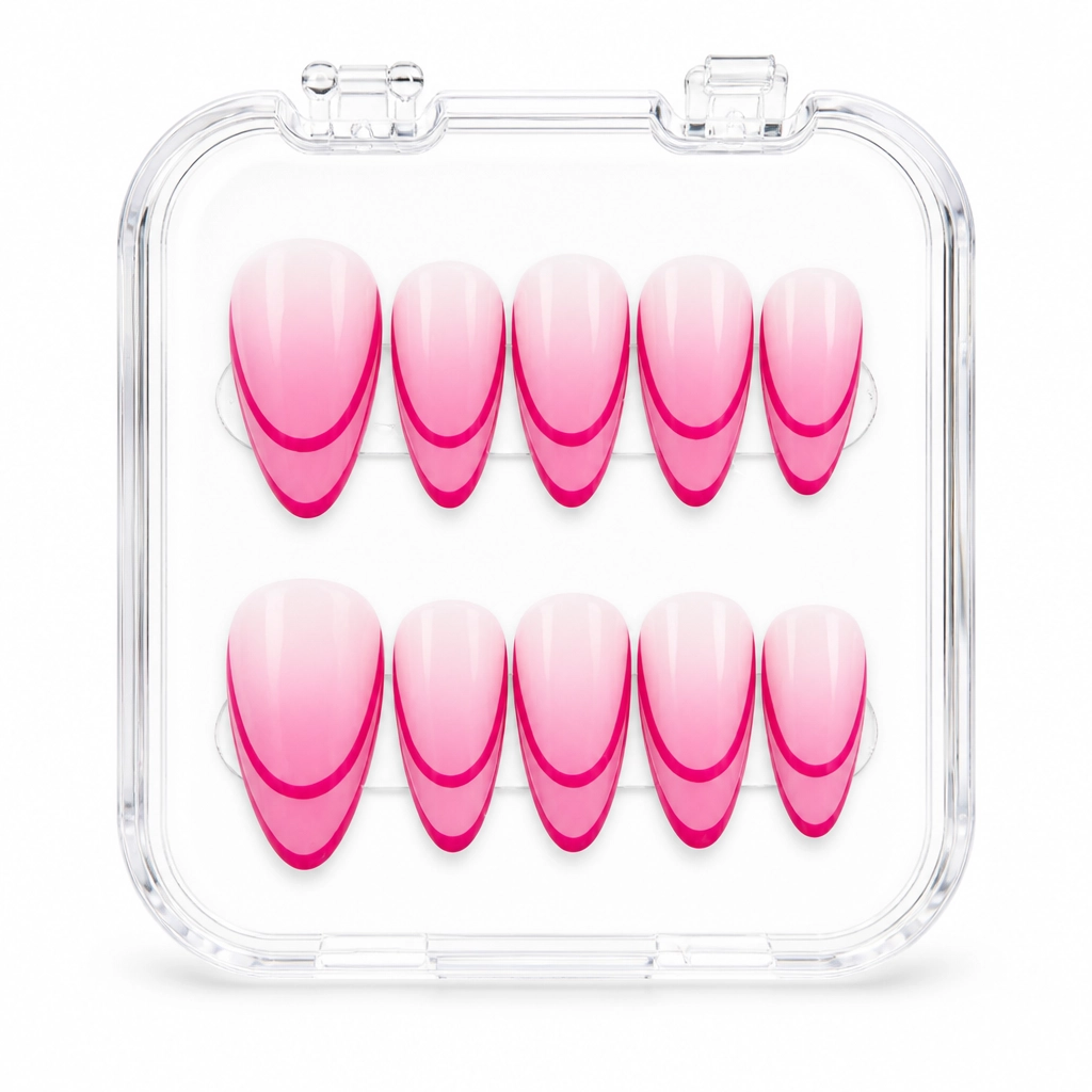 Press-on Nails Wholesale $11.90 Magenta Glam by Yabe Vietnam