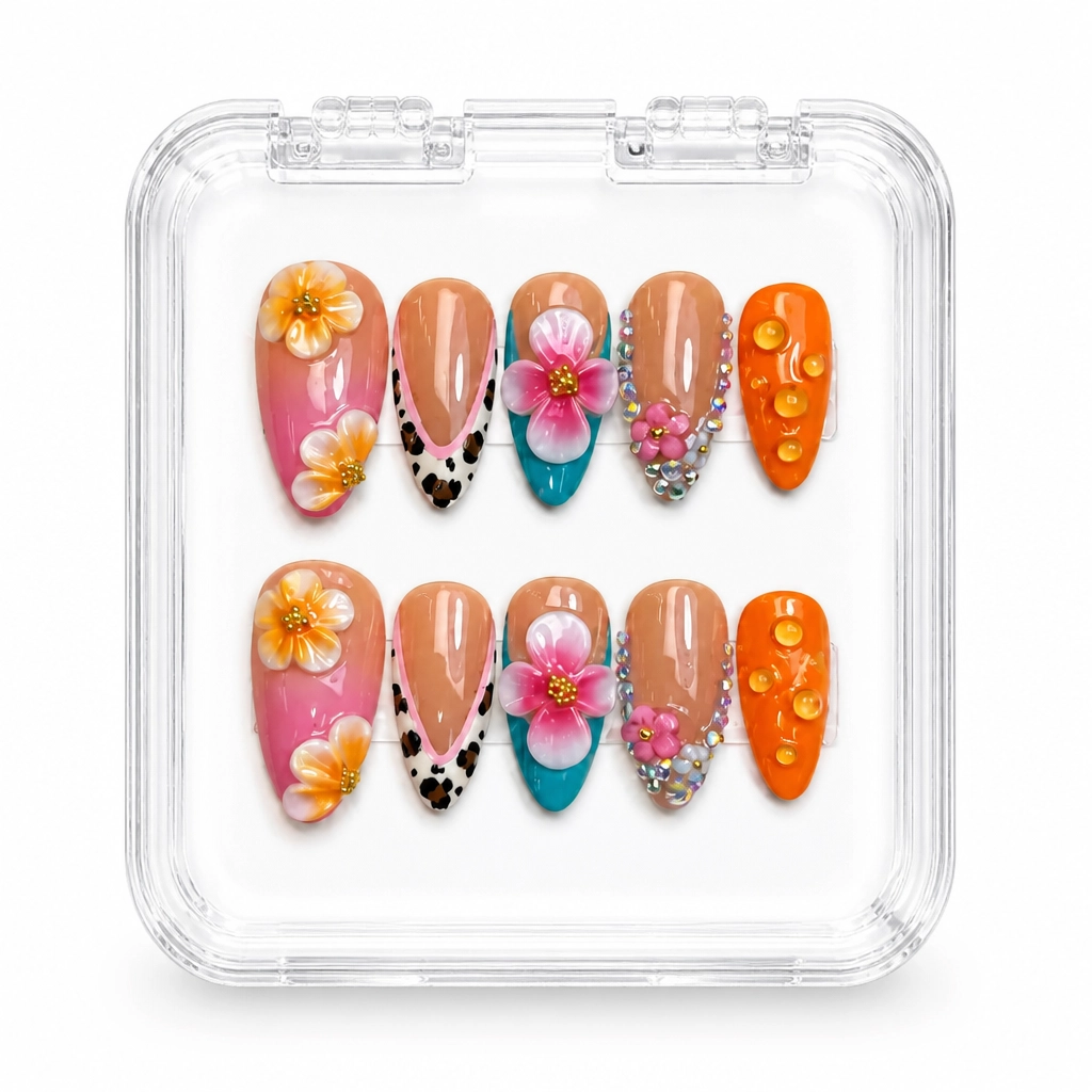 Press-on Nails Wholesale $11.90 Tropical Luxe by Yabe Vietnam