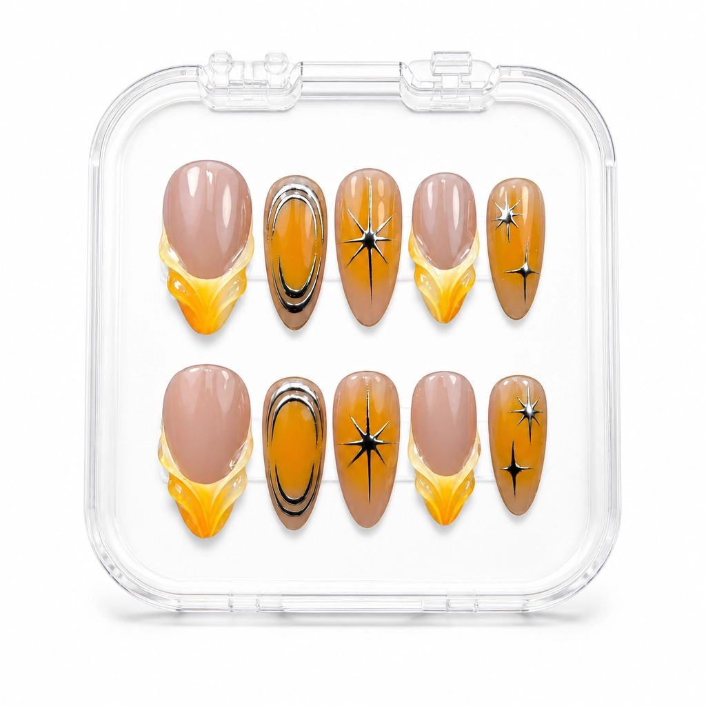Press-on Nails Wholesale $11.90 Solar Flare by Yabe Vietnam