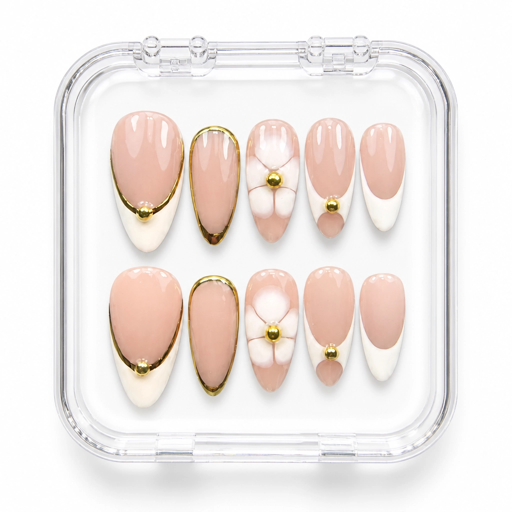 Press-on Nails Wholesale $11.90 Floral Luxe by Yabe Vietnam