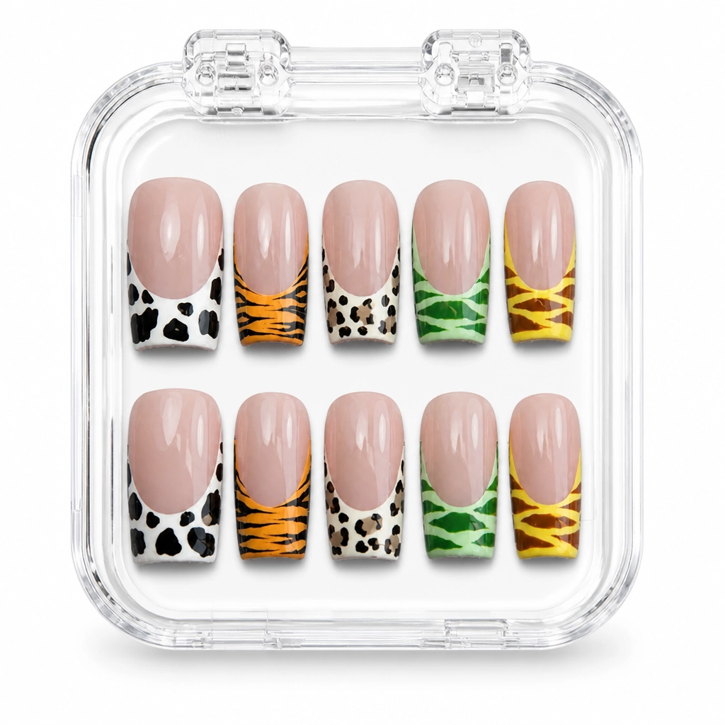 Press-on Nails Wholesale $11.90 Safari Chic by Yabe Vietnam