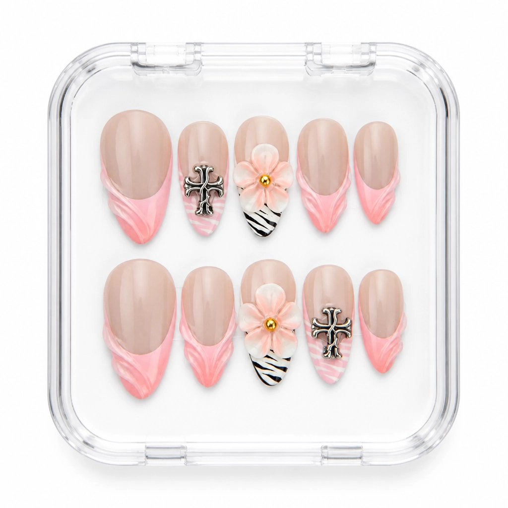 Press-on Nails Wholesale $11.90 Gothic Blossom by Yabe Vietnam