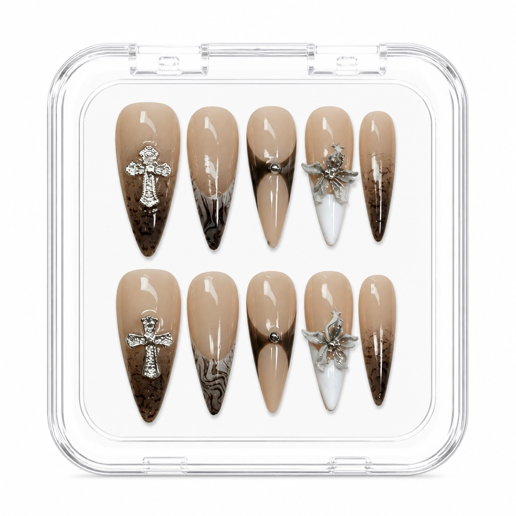 Press-on Nails Wholesale $11.90 Gothic Grace by Yabe Vietnam