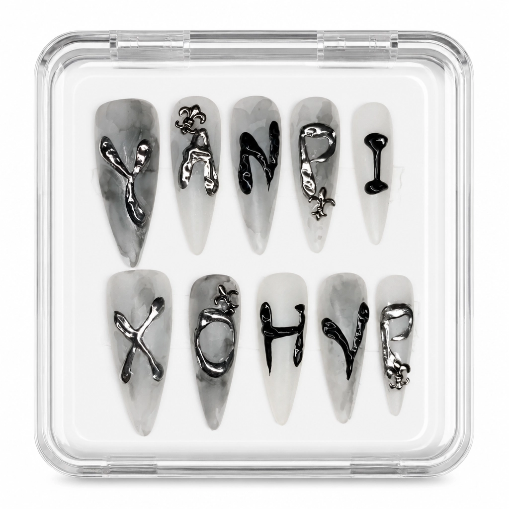Press-on Nails Wholesale $11.90 Gothic Elegance by Yabe Vietnam