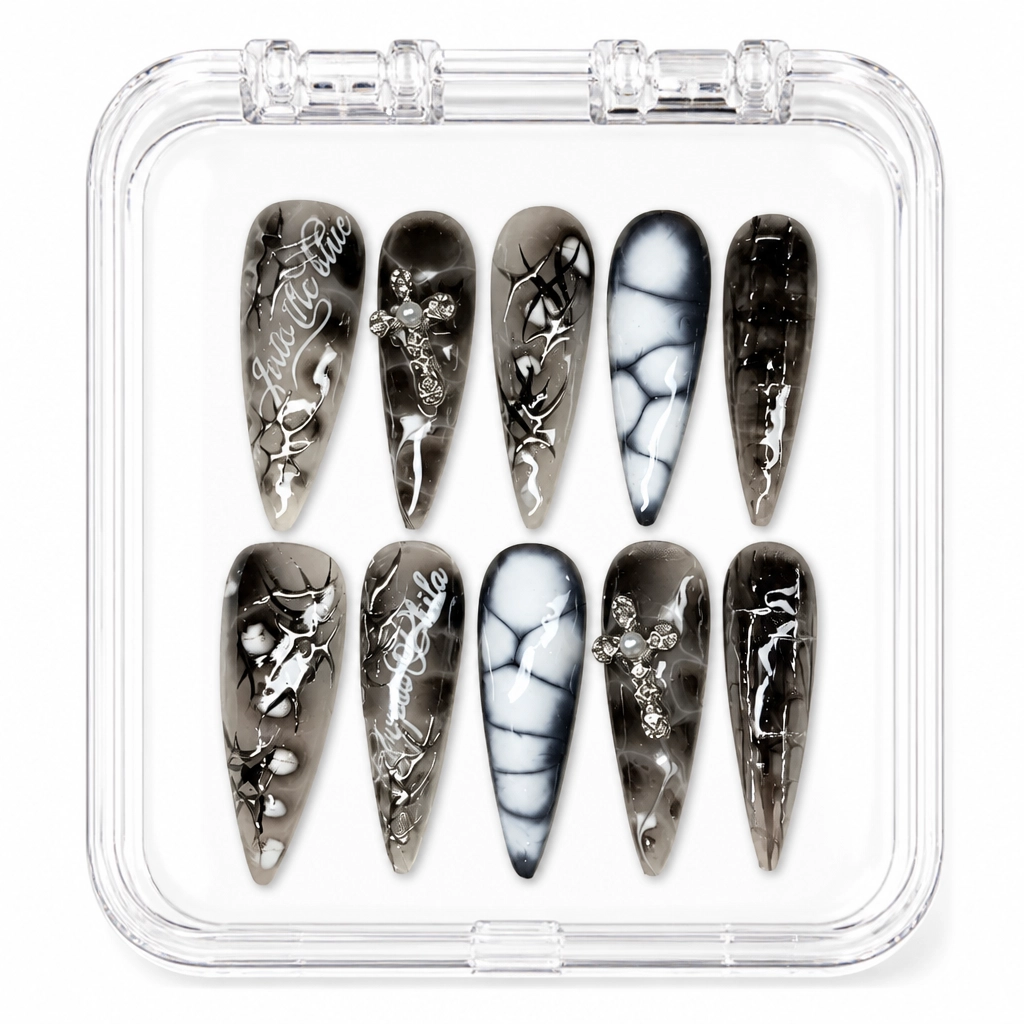 Press-on Nails Wholesale $11.90 Gothic Elegance by Yabe Vietnam