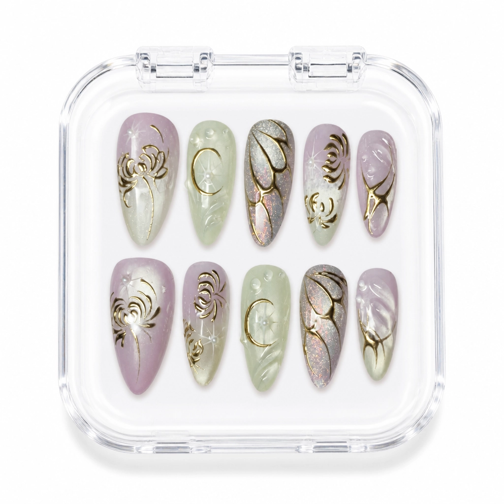 Press-on Nails Wholesale $11.90 Enchanted Elegance by Yabe Vietnam
