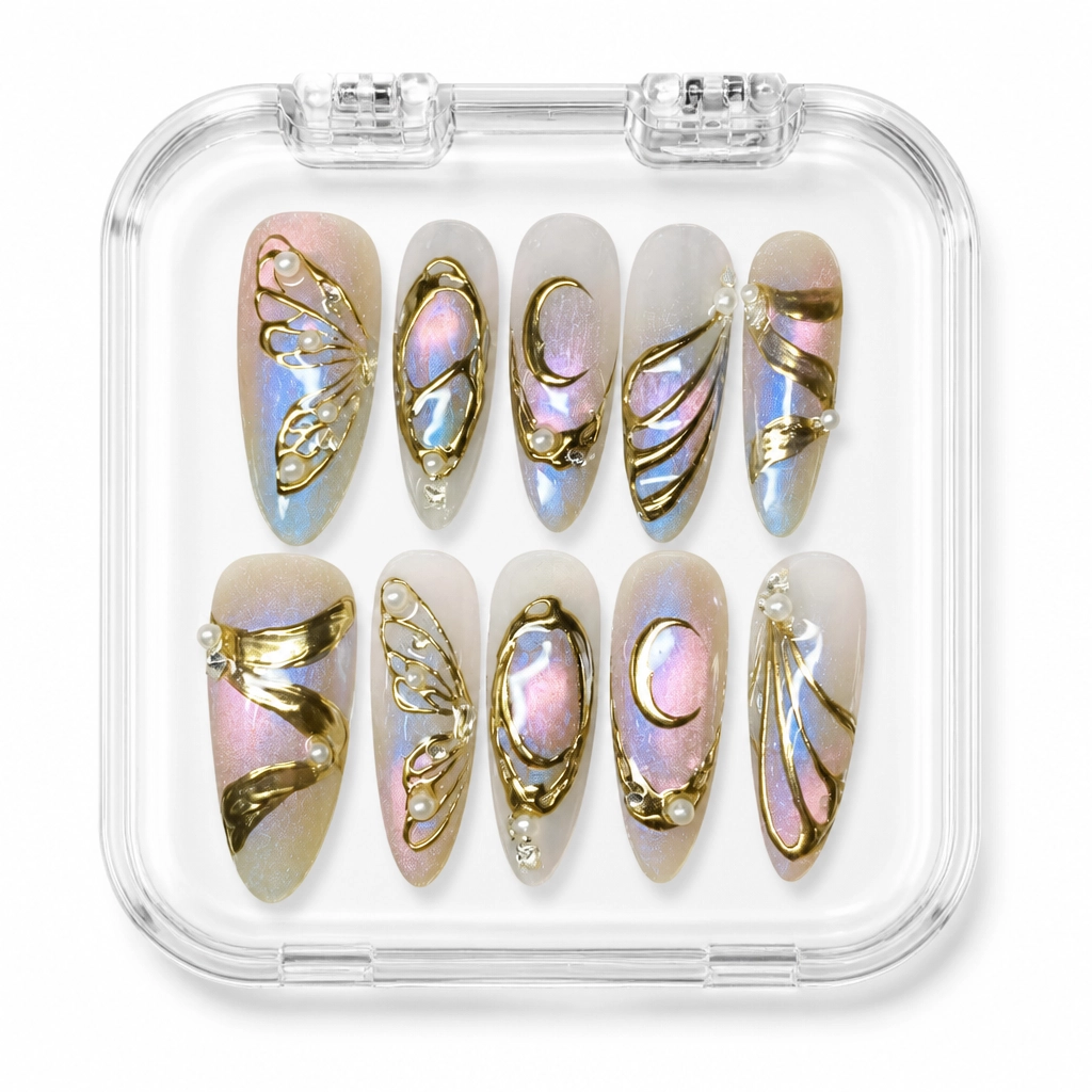 Press-on Nails Wholesale $11.90 Celestial Wings by Yabe Vietnam