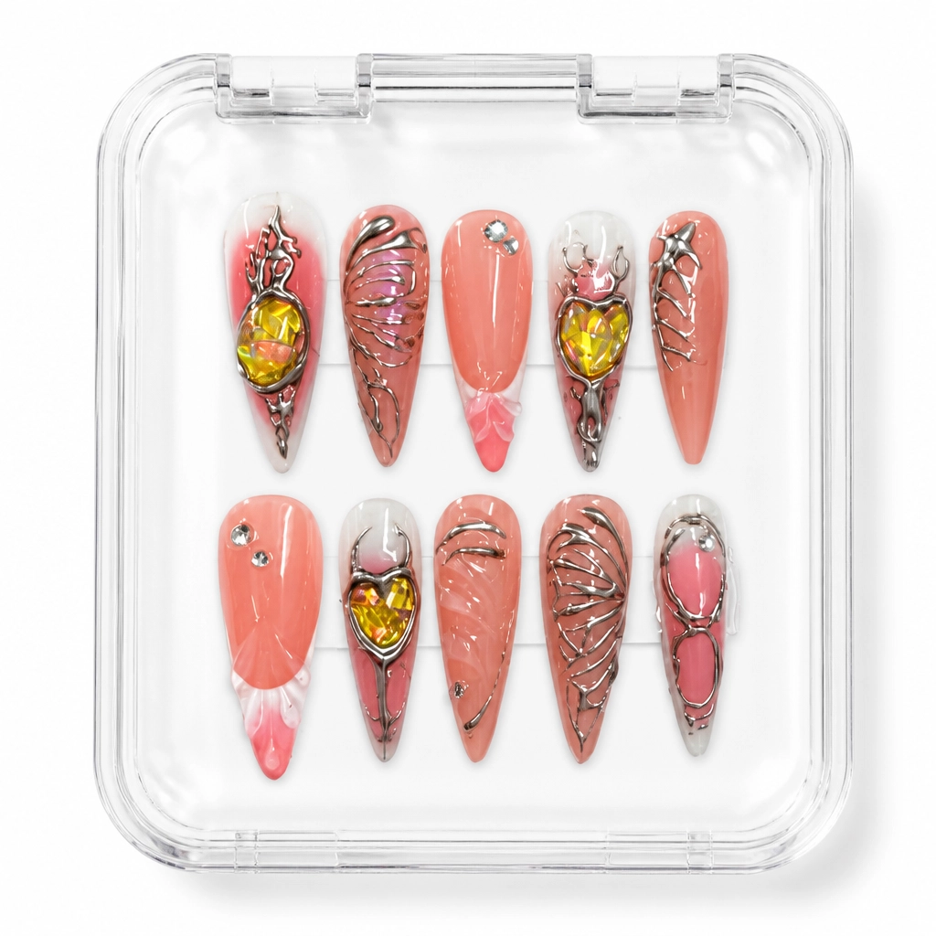 Press-on Nails Wholesale $11.90 Velvet Amber Luxe by Yabe Vietnam