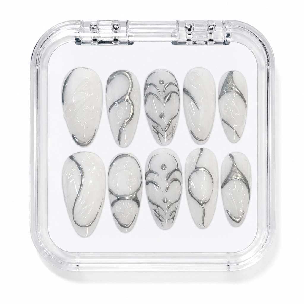 Press-on Nails Wholesale $11.90 Ethereal Glow by Yabe Vietnam