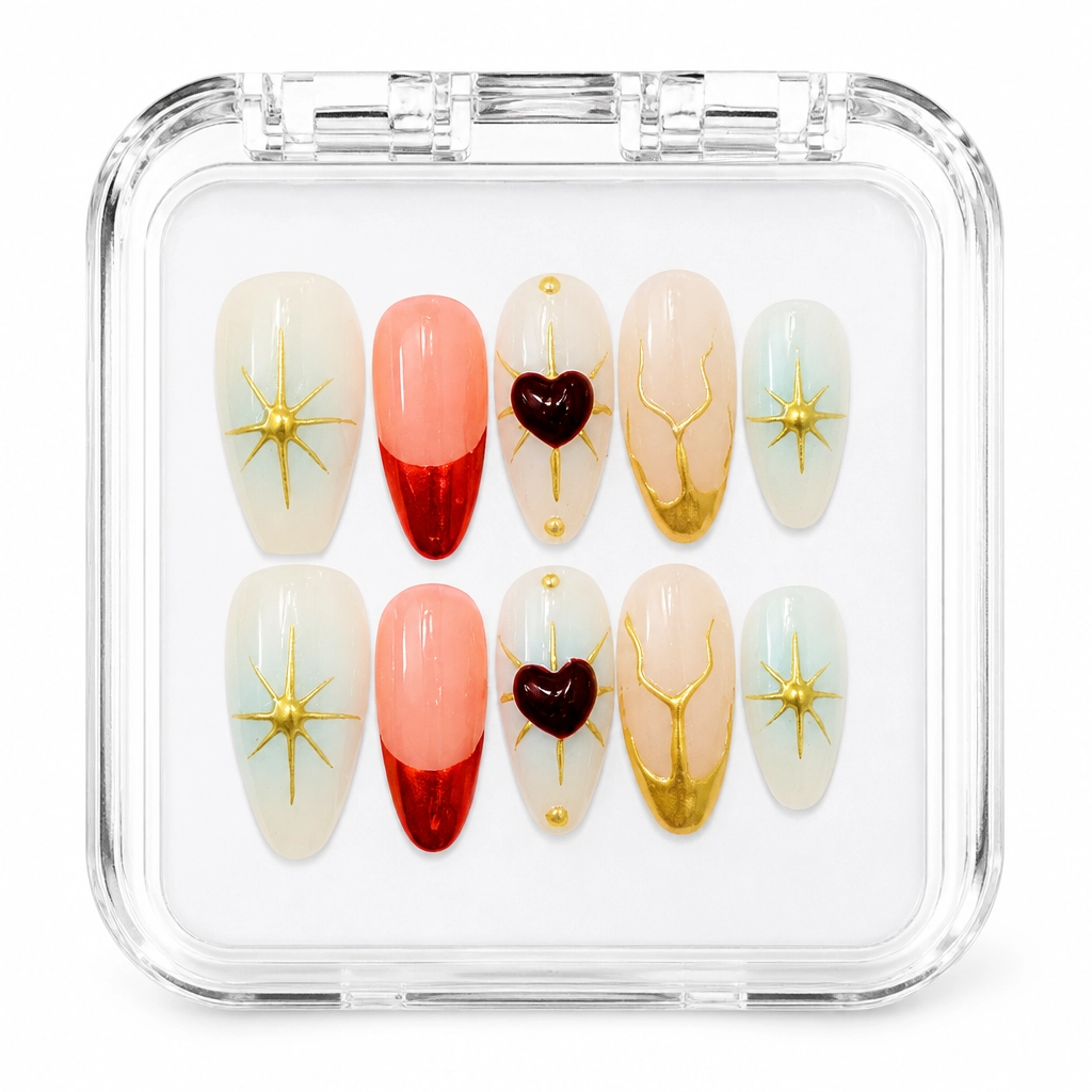 Press-on Nails Wholesale $11.90 Celestial Bloom by Yabe Vietnam