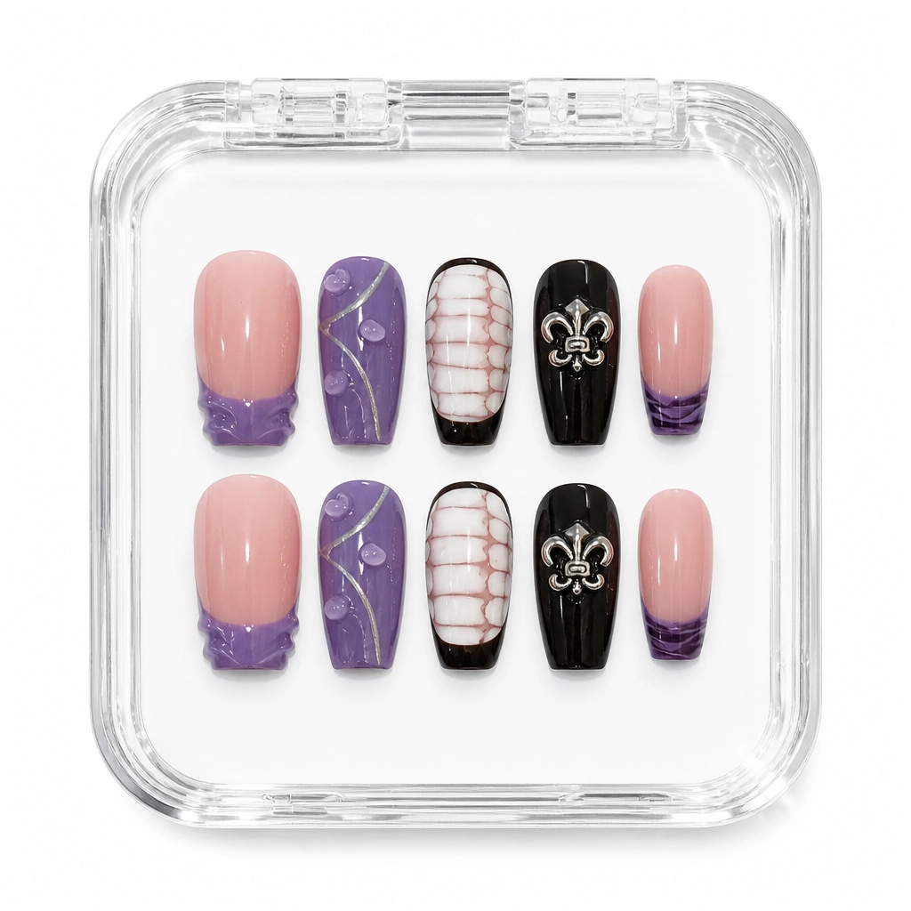 Press-on Nails Wholesale $11.90 Mystique Elegance by Yabe Vietnam