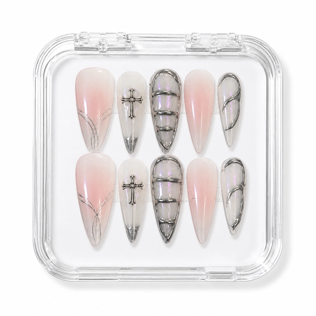 Press-on Nails Wholesale $11.90 Amethyst Allure by Yabe Vietnam