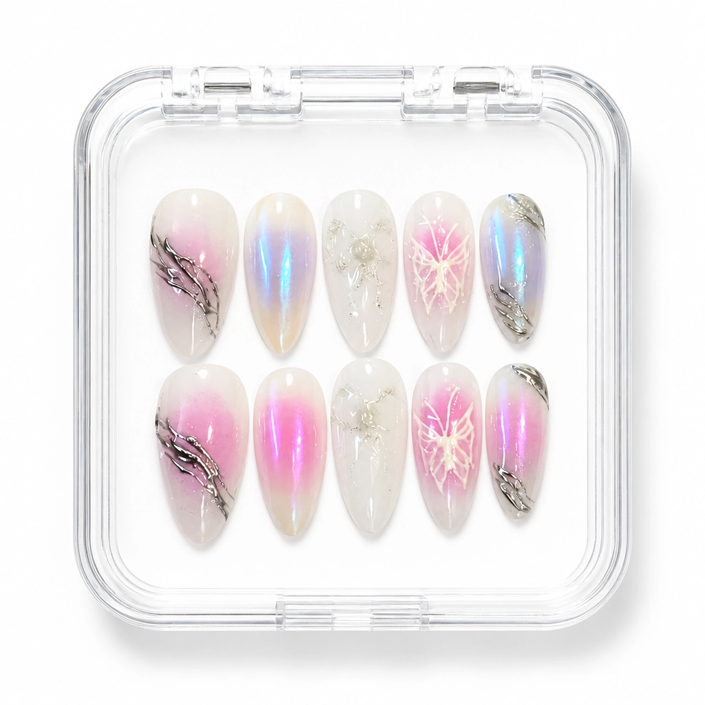 Press-on Nails Wholesale $11.90 Lavender Bloom by Yabe Vietnam