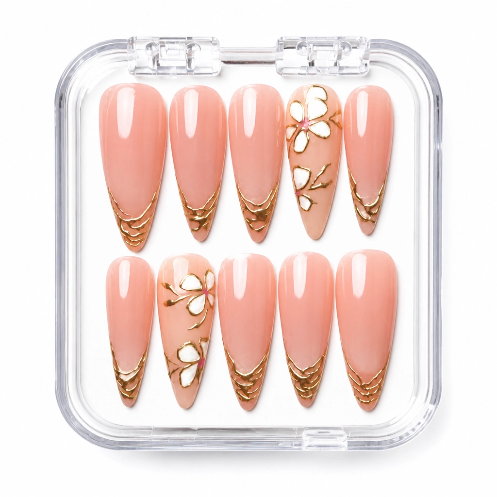 Press-on Nails Wholesale $11.90 Botanical Luxe by Yabe Vietnam