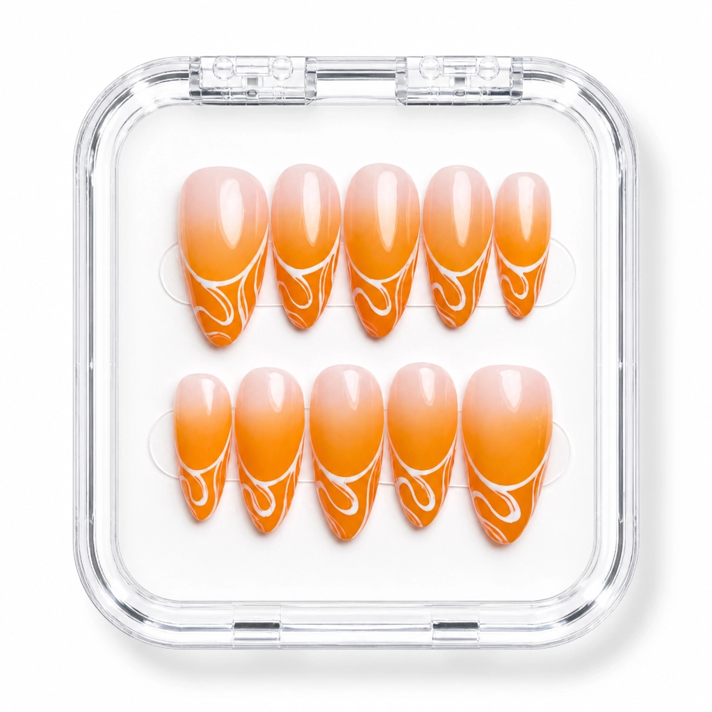 Press-on Nails Wholesale $11.90 Amber Waves by Yabe Vietnam
