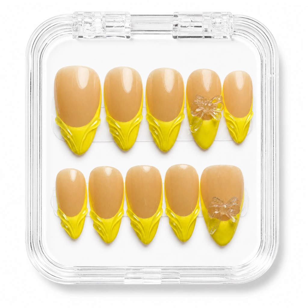 Press-on Nails Wholesale $11.90 Neon Ombre Elegance by Yabe Vietnam