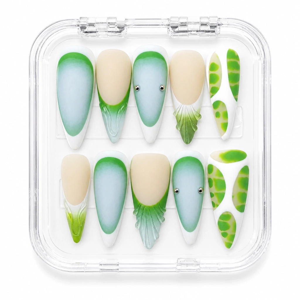 Press-on Nails Wholesale $11.90 Botanical Dream by Yabe Vietnam