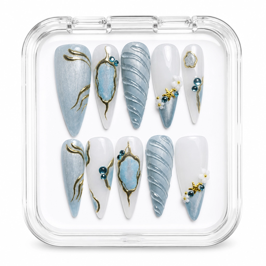 Press-on Nails Wholesale $11.90 Celestial Drift by Yabe Vietnam