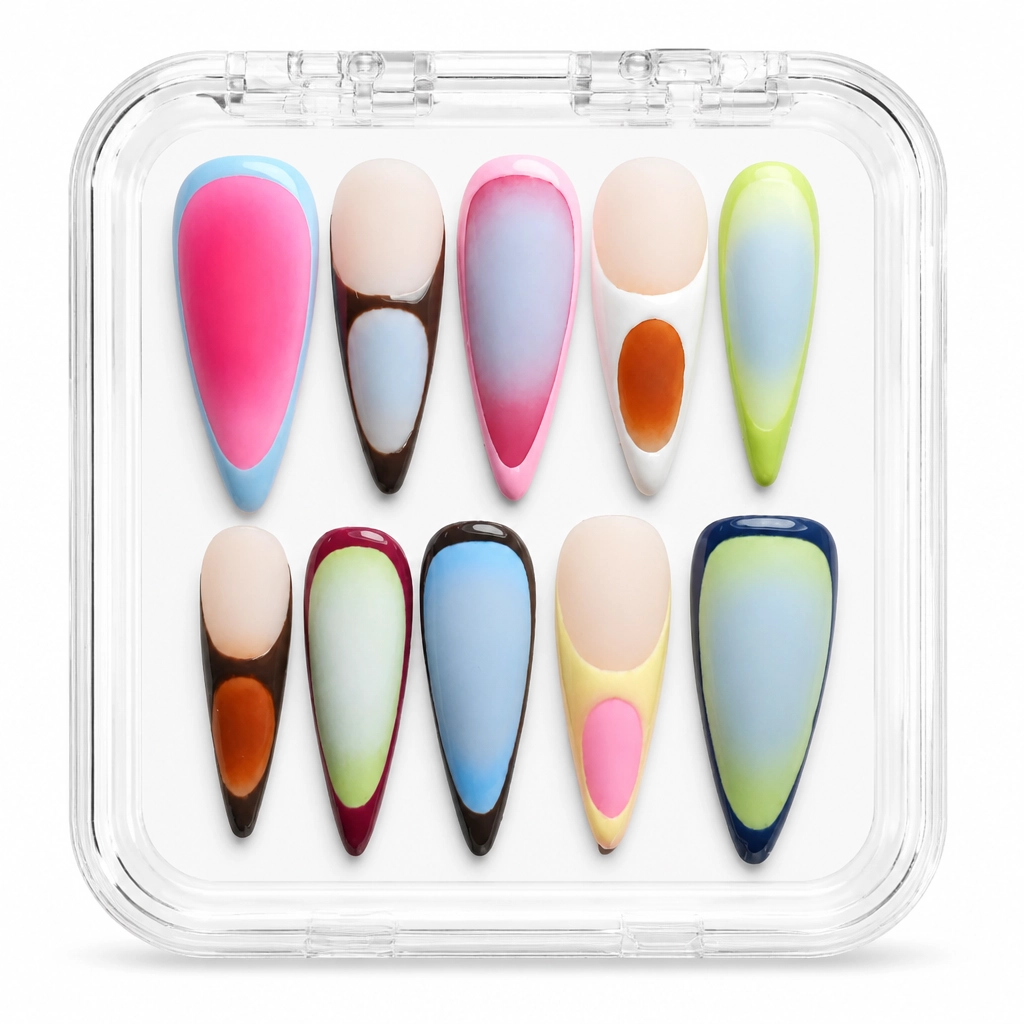 Press-on Nails Wholesale $11.90 Aurora Ombre by Yabe Vietnam