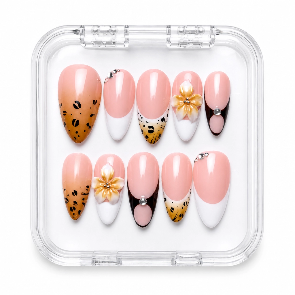 Press-on Nails Wholesale $11.90 Leopard Luxe by Yabe Vietnam