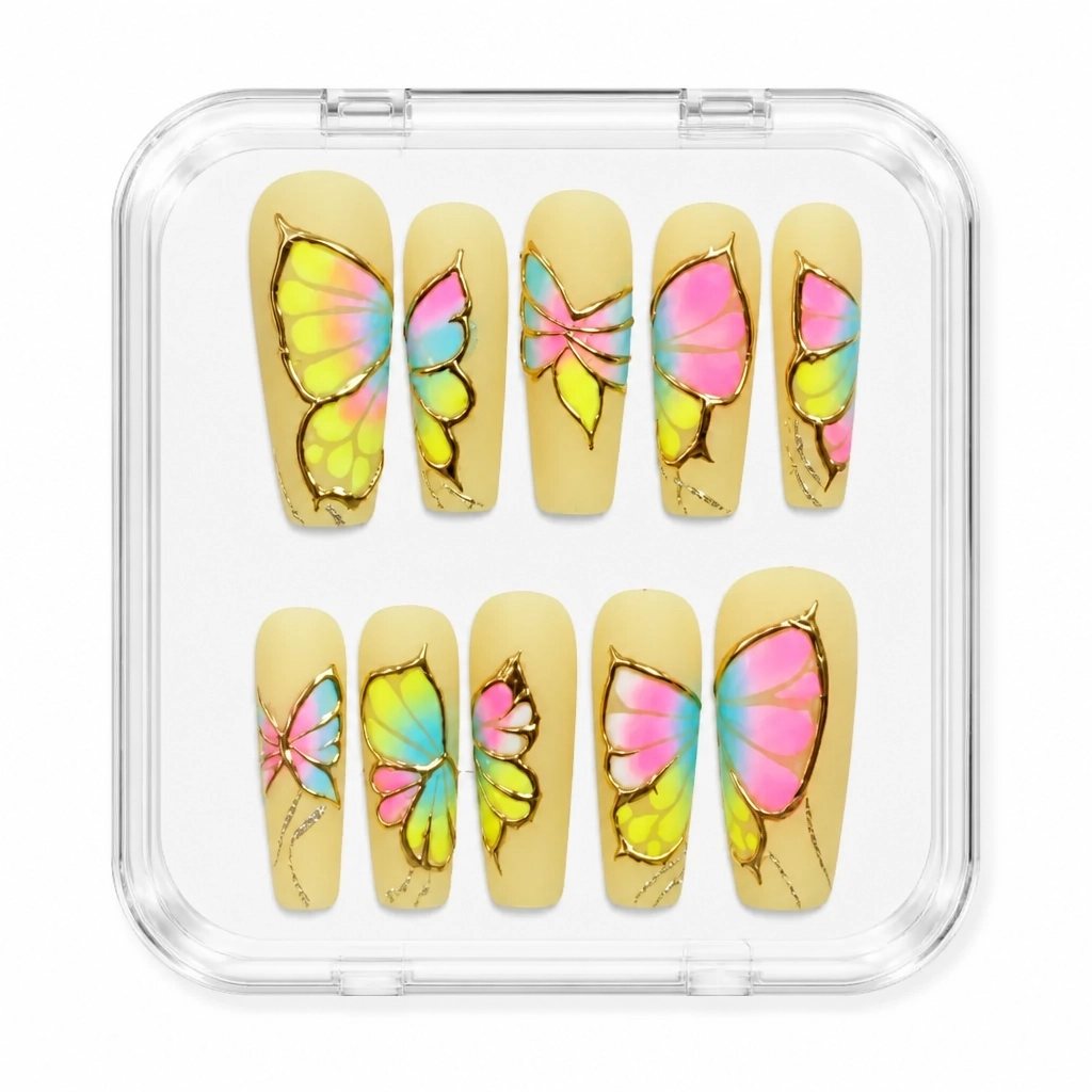 Press-on Nails Wholesale $11.90 Butterfly Dream by Yabe Vietnam