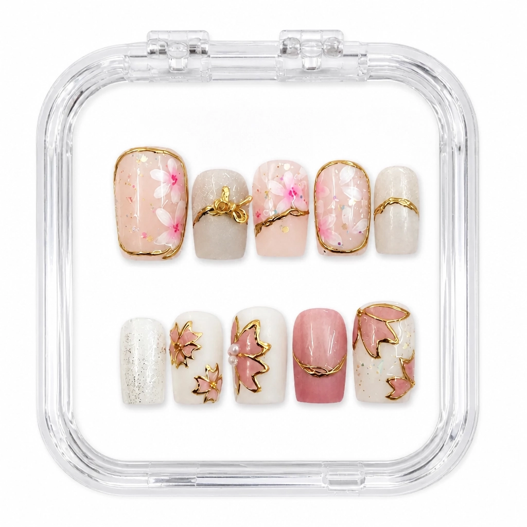 Press-on Nails Wholesale $11.90 Autumn Elegance by Yabe Vietnam
