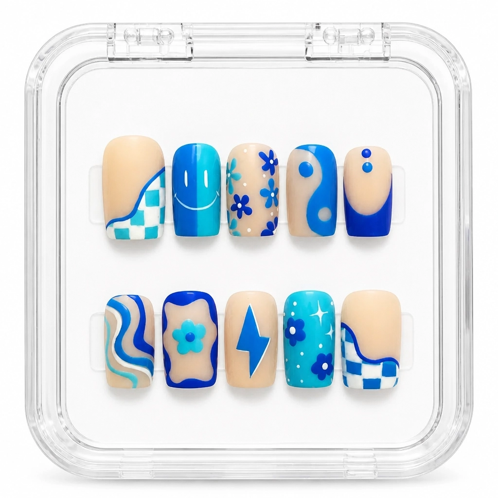 Press-on Nails Wholesale $11.90 Oceanic Dreams by Yabe Vietnam