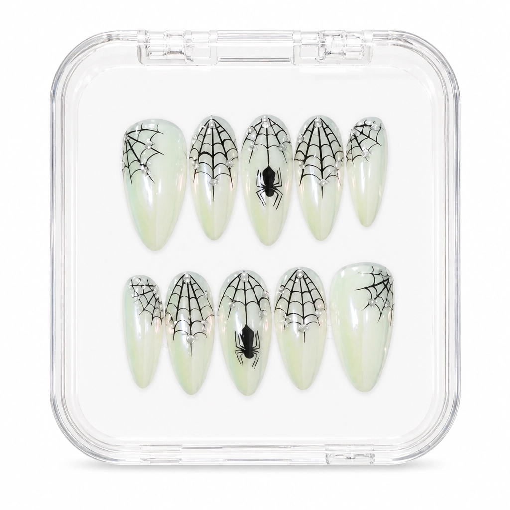 Press-on Nails Wholesale $11.90 Botanical Geometry by Yabe Vietnam