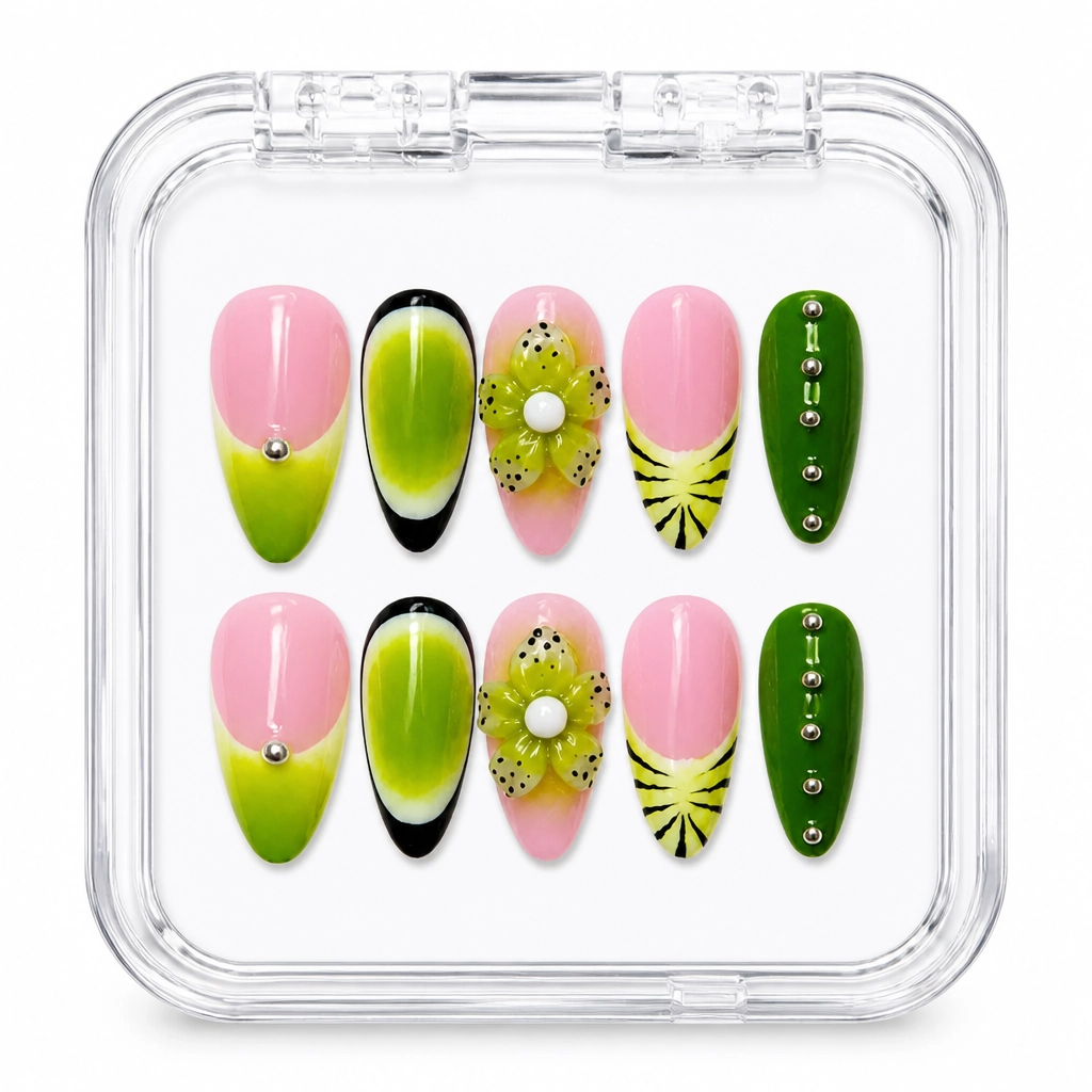 Press-on Nails Wholesale $11.90 Botanical Luxe by Yabe Vietnam