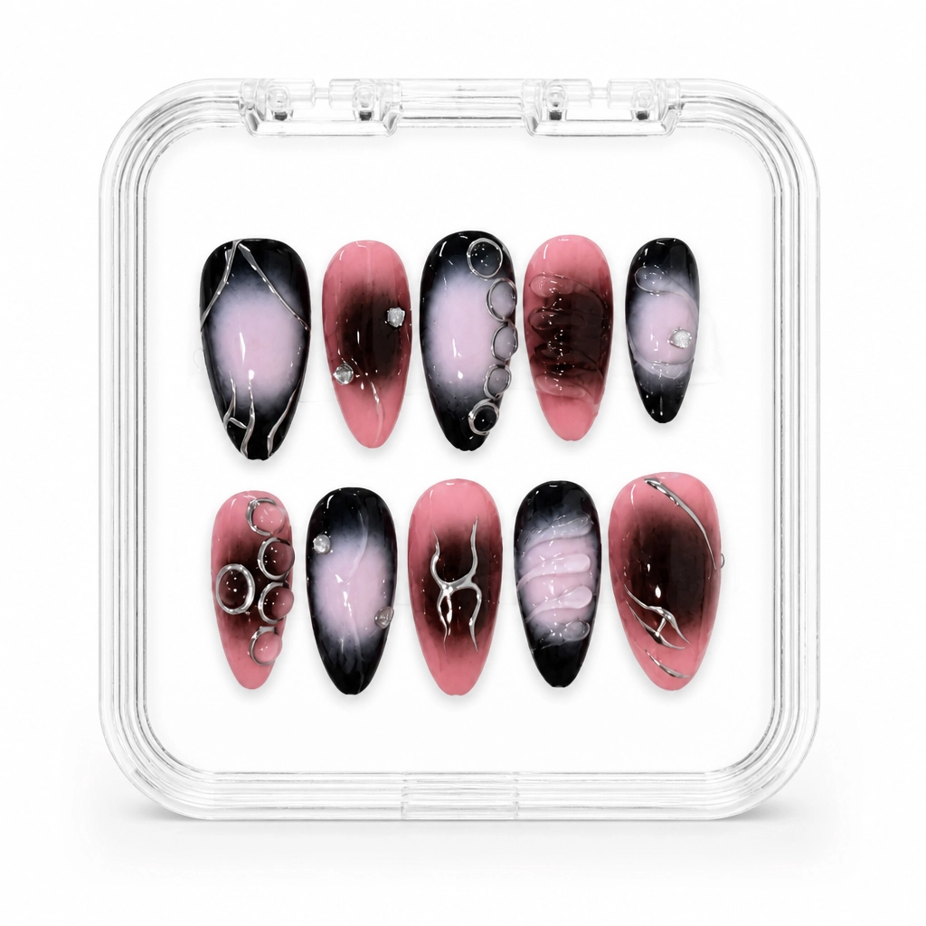 Press-on Nails Wholesale $11.90 Velvet Noir by Yabe Vietnam