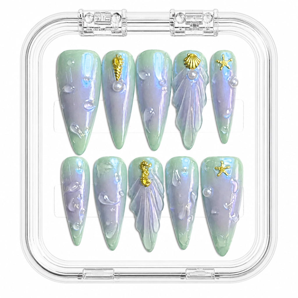 Press-on Nails Wholesale $11.90 Aurora Mystique by Yabe Vietnam