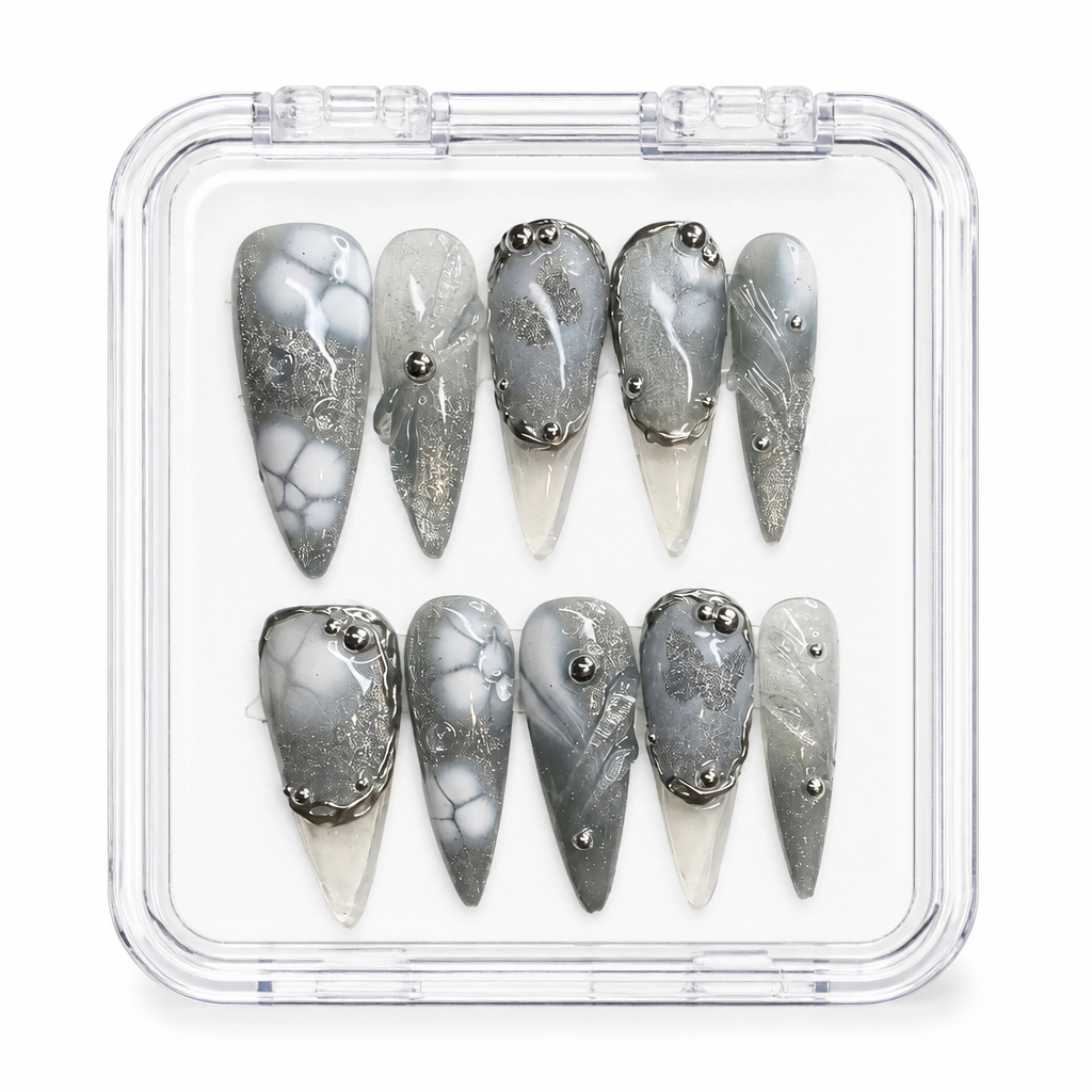 Press-on Nails Wholesale $11.90 Nebula Glimmer by Yabe Vietnam