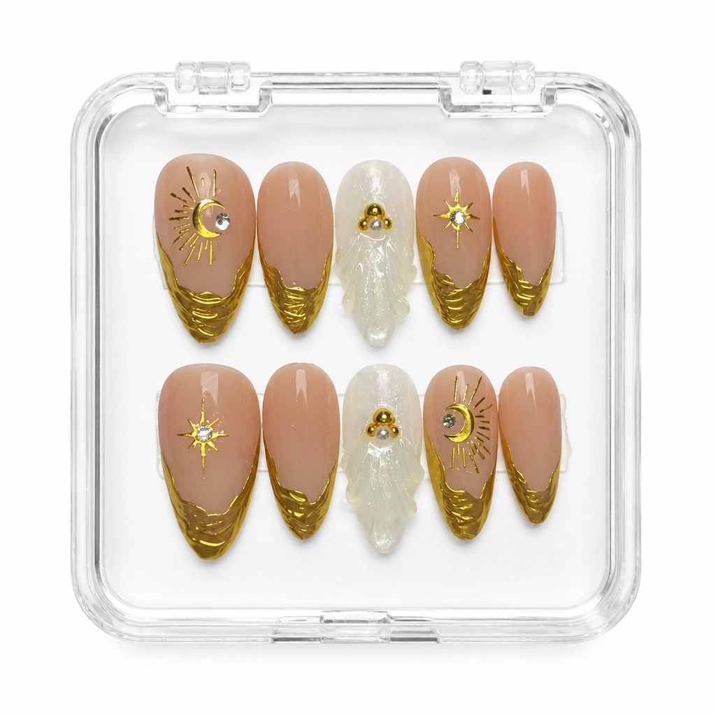 Press-on Nails Wholesale $11.90 Celestial Allure by Yabe Vietnam