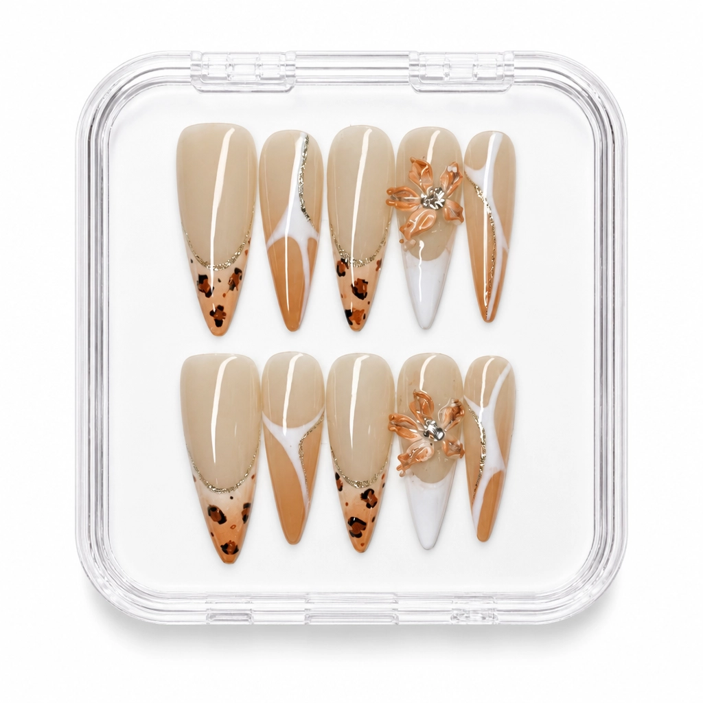 Press-on Nails Wholesale $11.90 Safari Grace by Yabe Vietnam