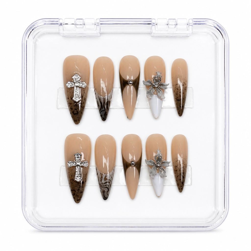 Press-on Nails Wholesale $11.90 Gothic Orchid by Yabe Vietnam