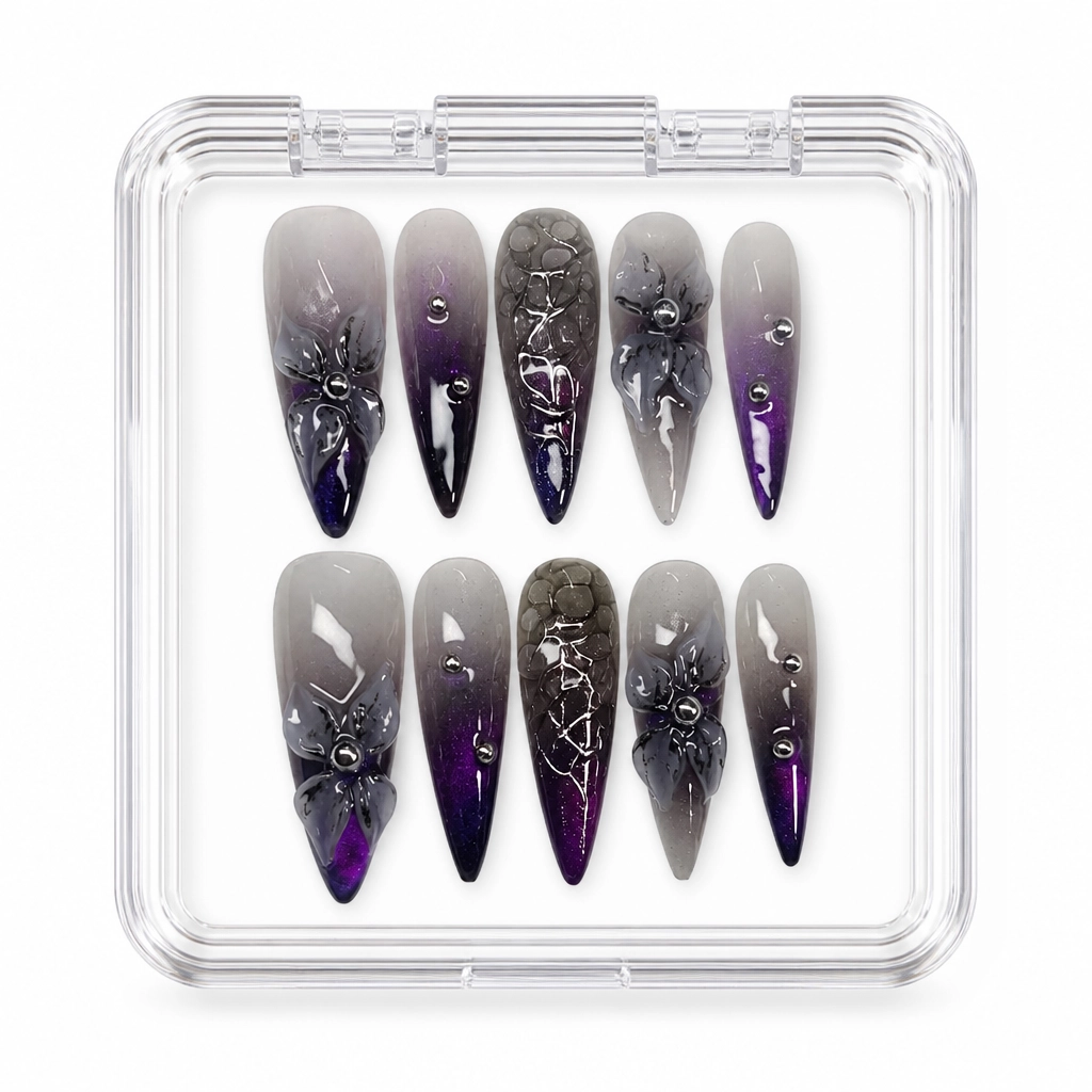Press-on Nails Wholesale $11.90 Gothic Charm by Yabe Vietnam