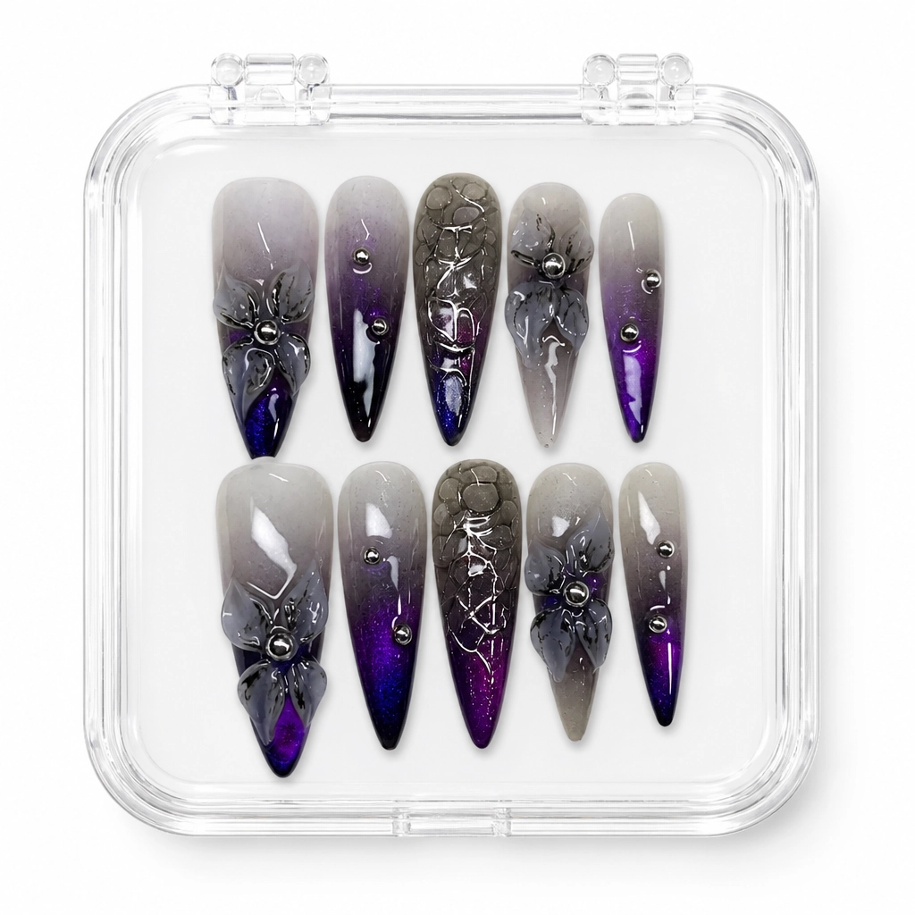 Press-on Nails Wholesale $11.90 Gothic Nightshade by Yabe Vietnam